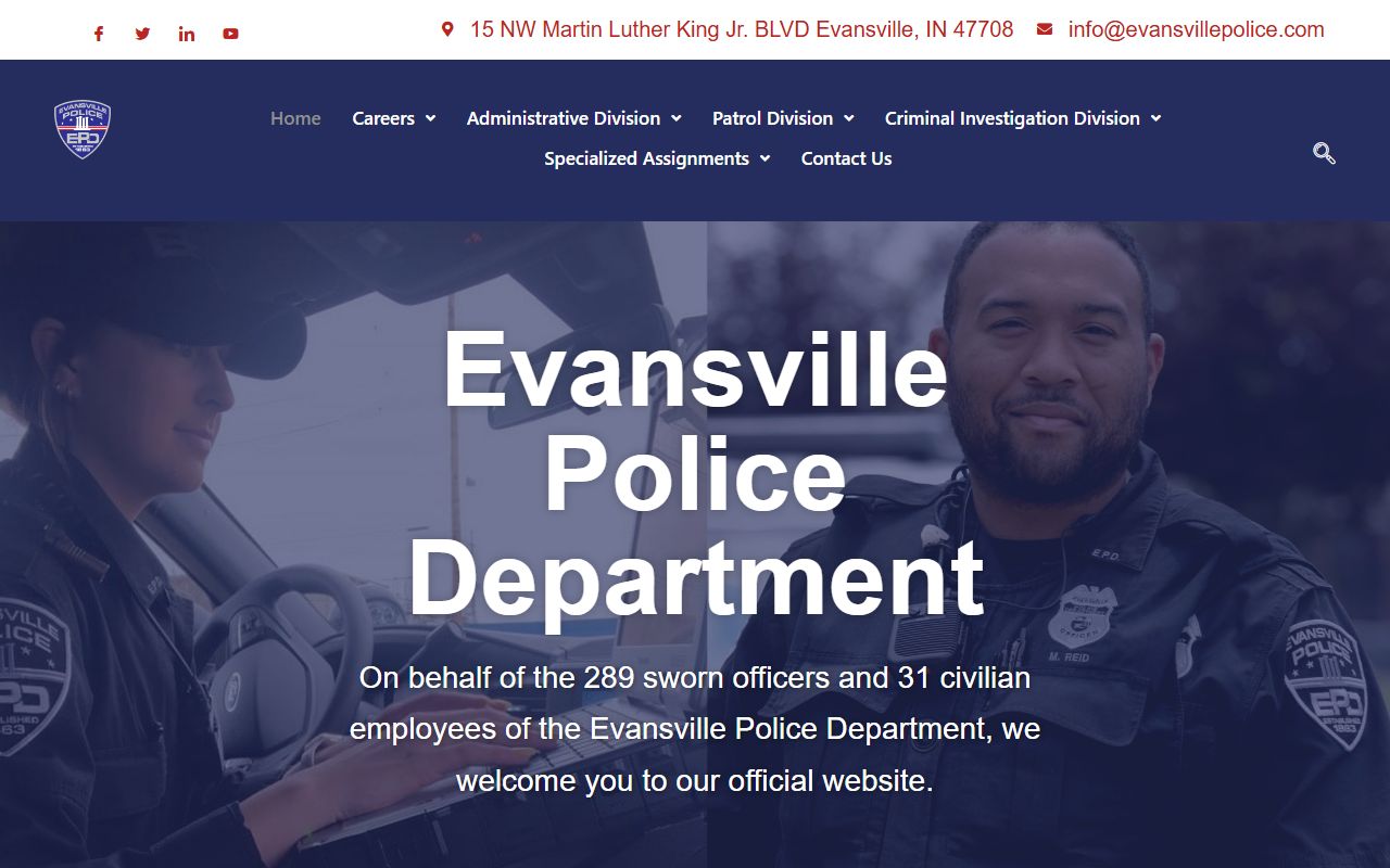 Evansville Police Department police records
