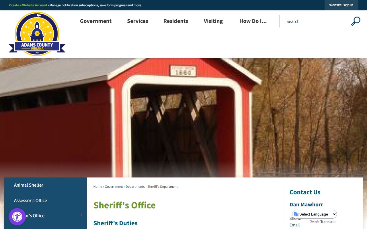 Adams County Sheriff police records