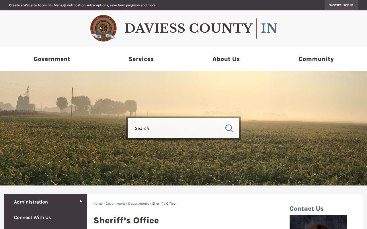 Daviess County Sheriff police records
