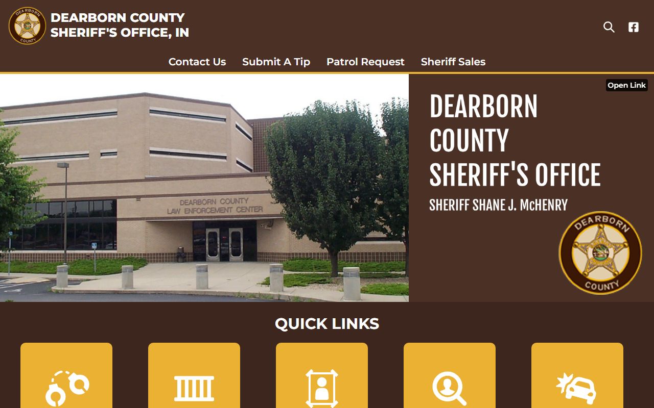 Dearborn County Sheriff police records