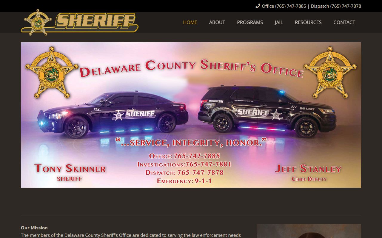 Delaware County Sheriff police records