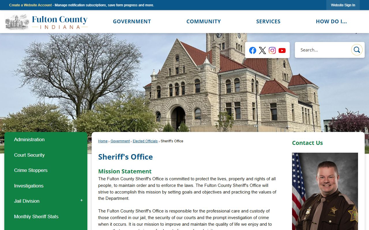 Fulton County Sheriff police records