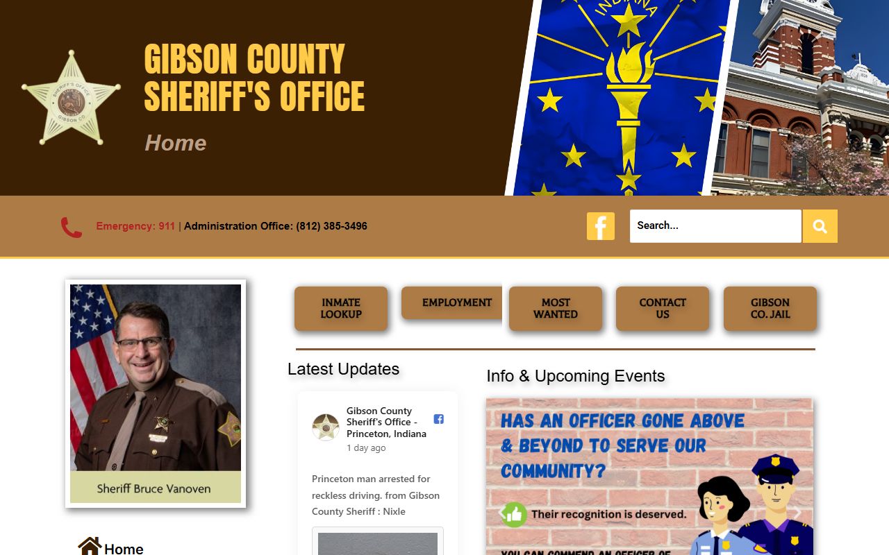 Gibson County Sheriff police records