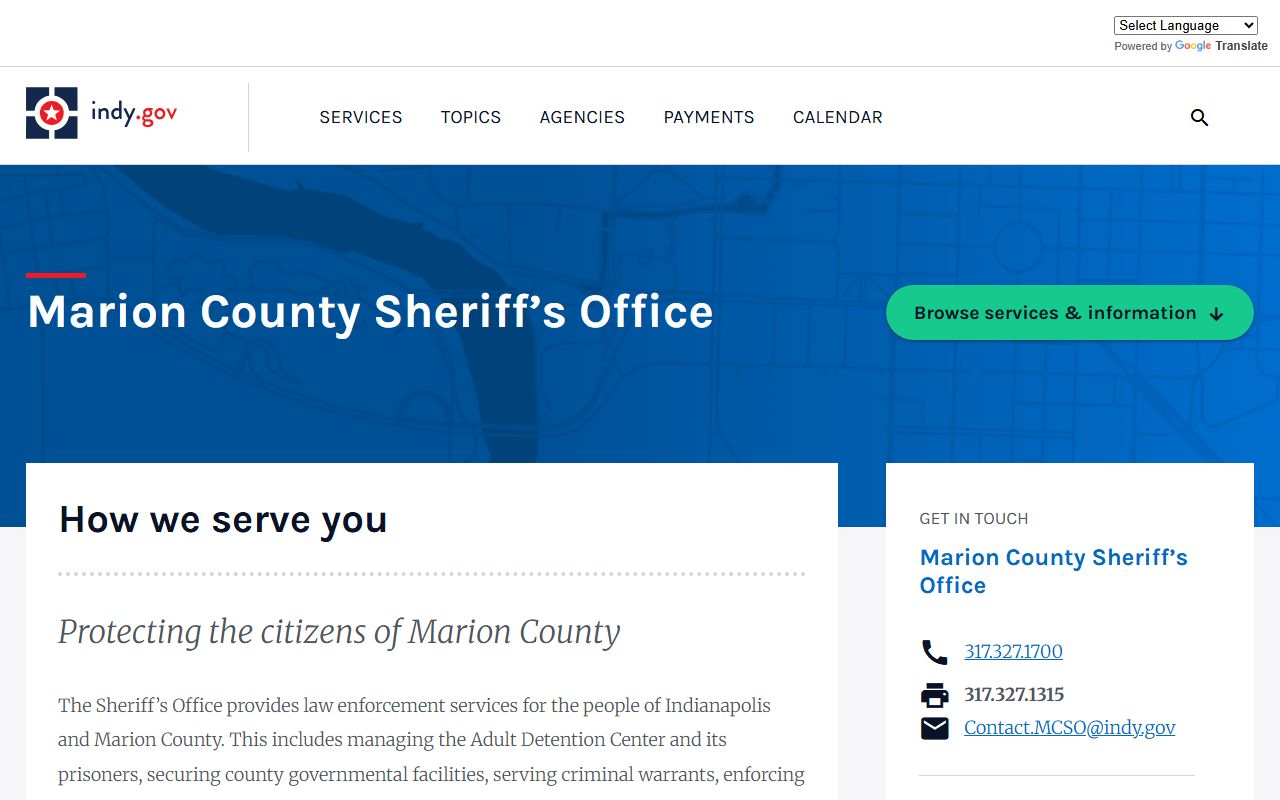 Marion County Sheriff police records