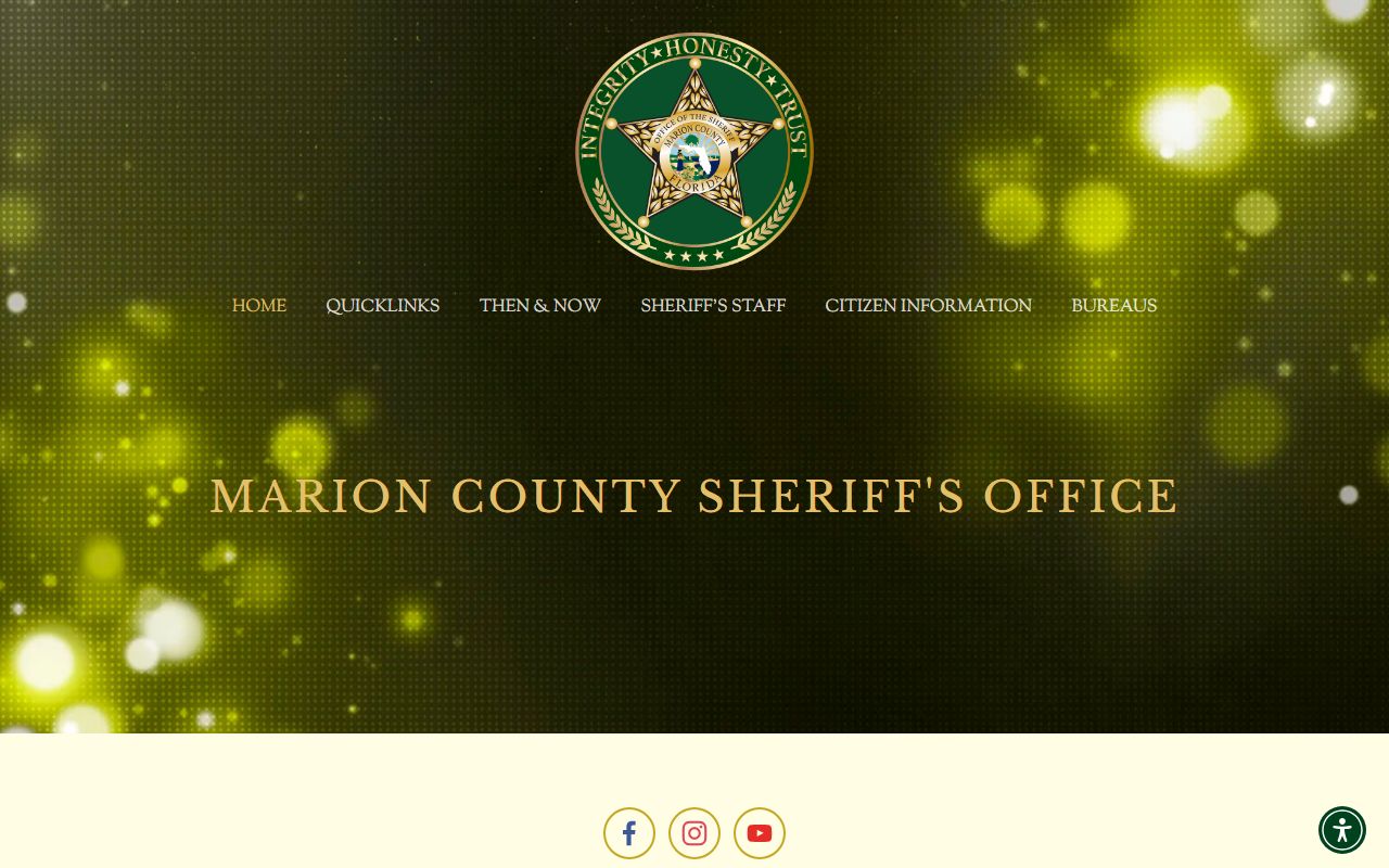 Marion County Sheriff Office website police records