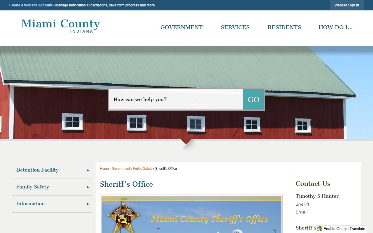 Miami County Sheriff police records