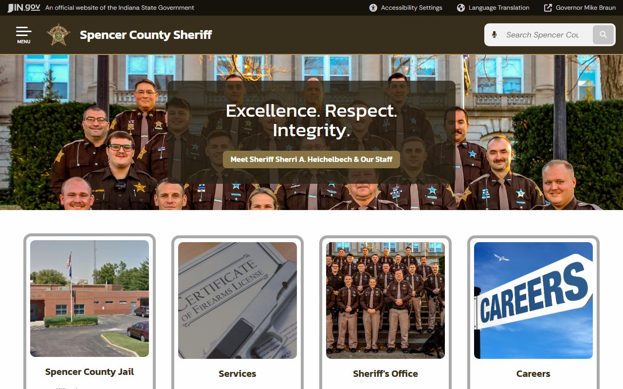 Spencer County police records