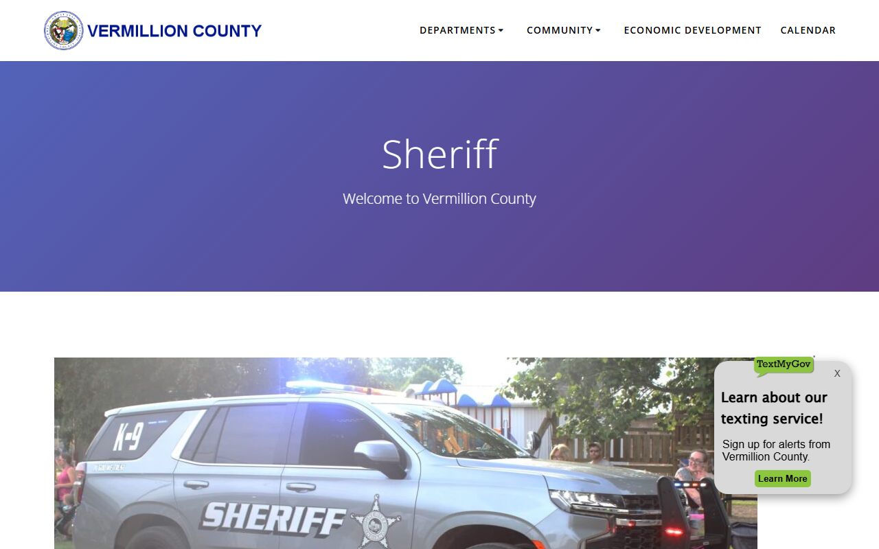 Vermillion County Sheriff police records