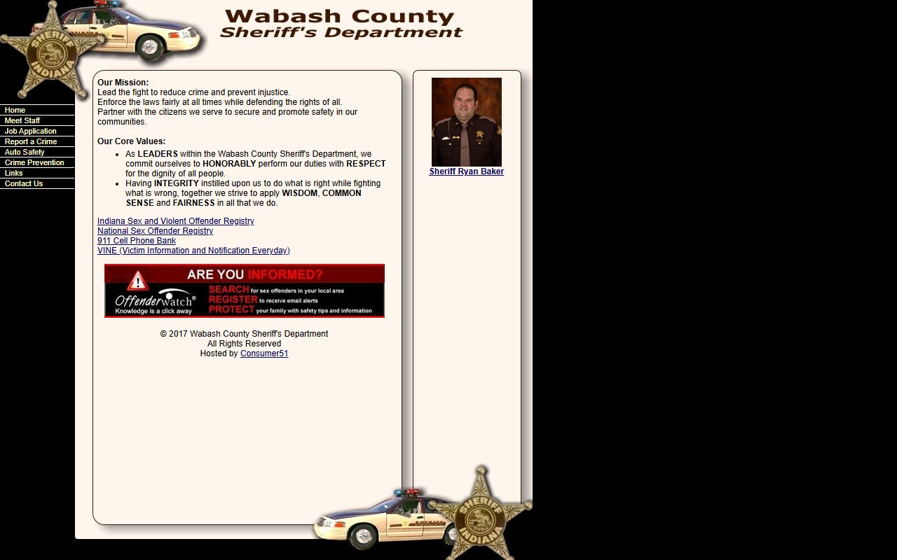 Wabash County Sheriff police records